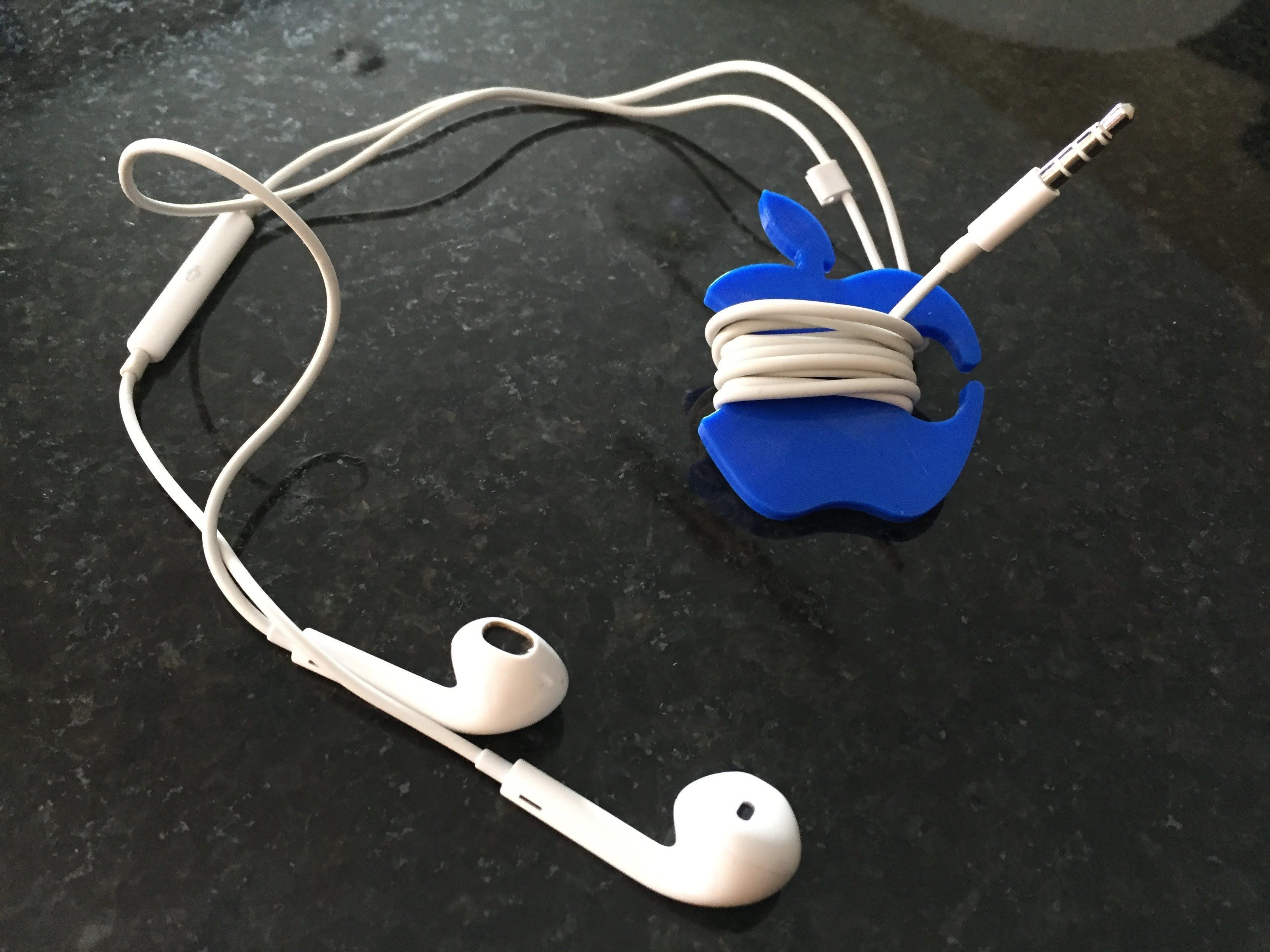 Apple Earbud Cable Wrap-03 (2).jpg Free STL file Apple Earbud Cord Wrap・3D printer model to download, Trikonics
