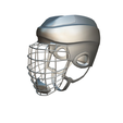 7.png Low Poly Hockey Helmet