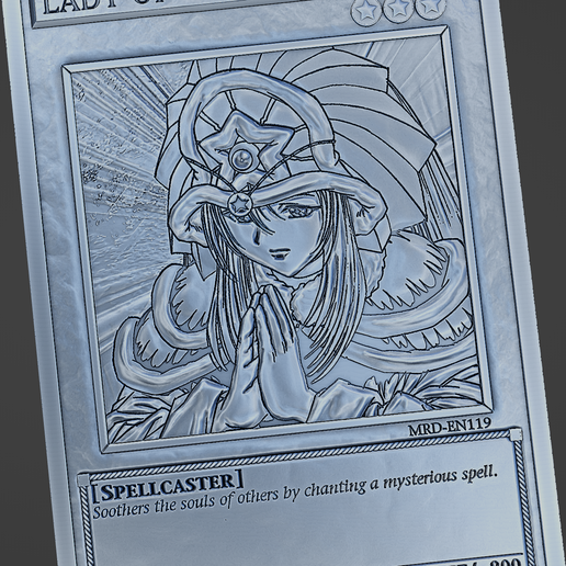 Lady of Faith - yu-gi-oh! STL File for 3D printingCults