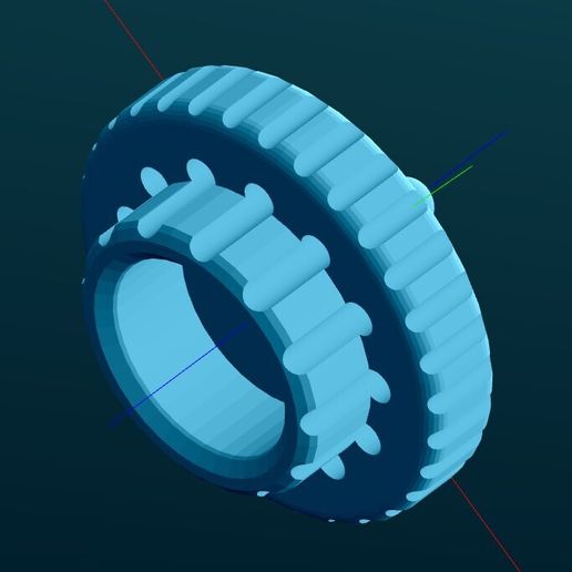 Small handwheel with stub axle