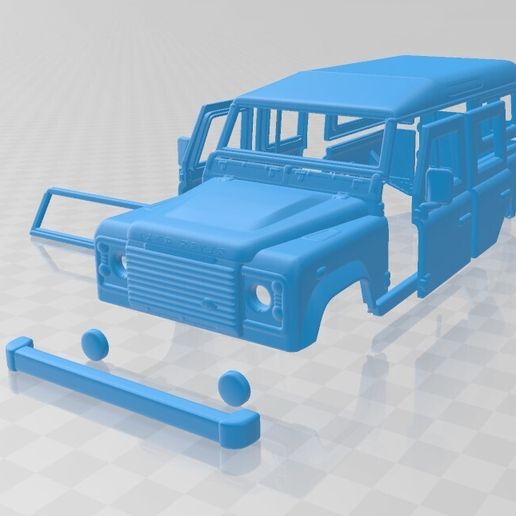 Land Rover Defender 110 Station Wagon – STL Body Car