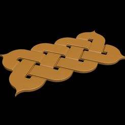 TPN-1.jpg STL-Datei einfaches keltisches Muster・3D-Druck-Idee zum Herunterladen