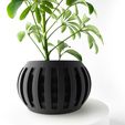 misprint-8666.jpg The Amada Planter Pot with Drainage | Tray & Stand Included | Modern and Unique Home Decor for Plants and Succulents  | STL File