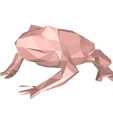 model.png Frog low poly no.2