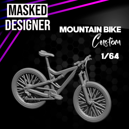 ⛰️ MOUNTAIN BIKE・ STL File for 3D printing・Cults