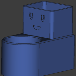 Q-TipHolderFacePreview1.png Free STL file Cleaning Station/Q-Tip & Iso Organizer Friend Ready to Print・3D printing template to download