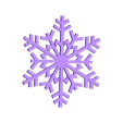 snowflake.STL Archivo STL Christmas ornaments - pack 2・Plan para descargar y imprimir en 3D