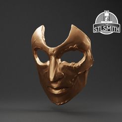 Dark_Justiciar_Mask_Render_Bronze.jpg Dark Justiciar Mask Baldur's Gate Life Size Prop STL