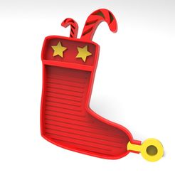 Kürbis.cults3d.110.jpg STL file DIAMOND PAINTING TRAY SANTA CHRISTMAS STOCKING・Design to download and 3D print