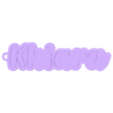 khiara.stl 60 porte-clés avec nom