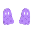 ARETES_FANTASMA-C-ESTRELLAS.stl ЗВЕЗДНЫЙ ПРИЗРАК - ВИСЯЧИЕ СЕРЬГИ