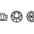 Screenshot-2024-04-07-115422.png Minimalist Geometric Lotus Flower Triptych Painting