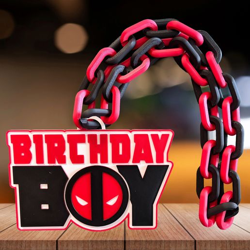 BIRTHDAY BOY (DEADPOOL) CHAIN