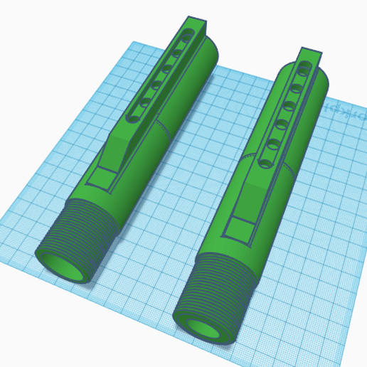 AR15 Buffer Tube 3D model