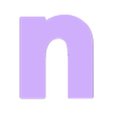 n.stl Letters for Learning the Alphabet
