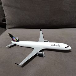 a321 neo printed 1.jpg STL file Airbus A321 Neo・3D printer model to download