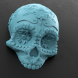 sugarskull-v1da.png Sugar Skull Wall Decoration