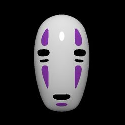 1.jpg STL file kaonashi mask・Template to download and 3D print