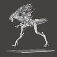 14.jpg QUEEN ALIEN XENOMORPH DYNAMIC POSE - ALIENS FIRETEAM ELITE STL for 3D printing - HIGH POLY