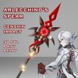 1.2.jpg Arlecchino's Spear -- Genshin Impact -- 3D Print Ready STL Files -- Crimson Moon's Semblance