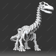 apa02.png Niedlicher Apatosaurus Skelett STL