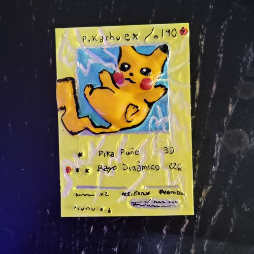 pokemon card tgc pokemon 3d cardFree STL File for 3D printingCults