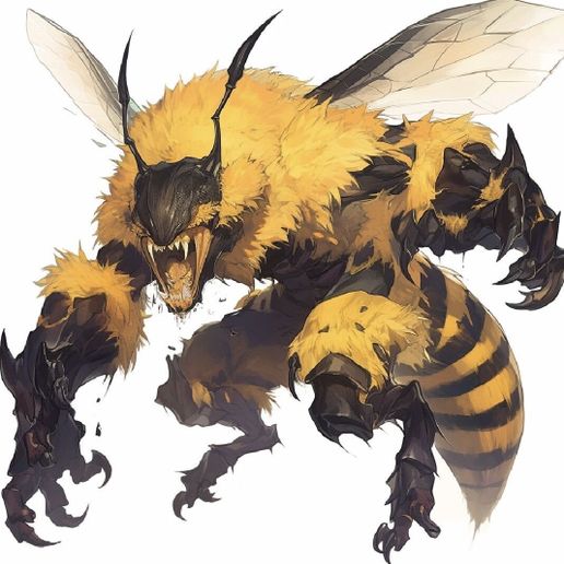 🐝 BEE MAN・ STL File for 3D printing・Cults