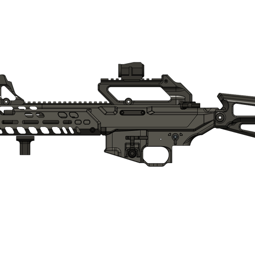 556cla Kit Descargar archivo STL gratis El 556-la1 carril m-lok de 12 pulgadas ...