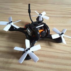 20170728_153042.jpg Free STL file Mini Racer Dquad 120mm 3S Polycarbonate With Micro Swift RunCam・Object to download and to 3D print