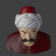Y5.png I. Selim 3D Bust Model STL Statue