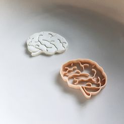beyin.jpg 3D Printed Brain Cookie Cutter, .STL Design for 3D Printers - Baking Adventure & Unique Treats