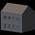 House-3-LD-scene-2.png WWII Tabletop Terrain Set 28mm scale (3D Printable Files) - Based on real buildings from Carentan, France