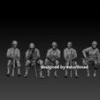 BPR_Composite.jpg PACK 7 AMERICAN WW2 SITTING SOLDIERS - TRUCK STUDEBAKER - GMC CCKV