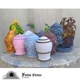 IFatum Iornax Miniatures Jars bundle with flower pots and dice tower