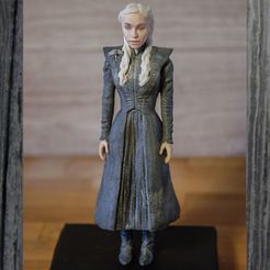 daenerys-targaryen-ready-for-full-color-3d-printing-3d-model-obj-stl-wrl-wrz-mtl.jpg STL file Daenerys Targaryen ready for full color 3D printing・3D printing template to download
