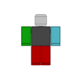 1.png Free STL file Roblox w/ removeable arms and head・3D printing design to download