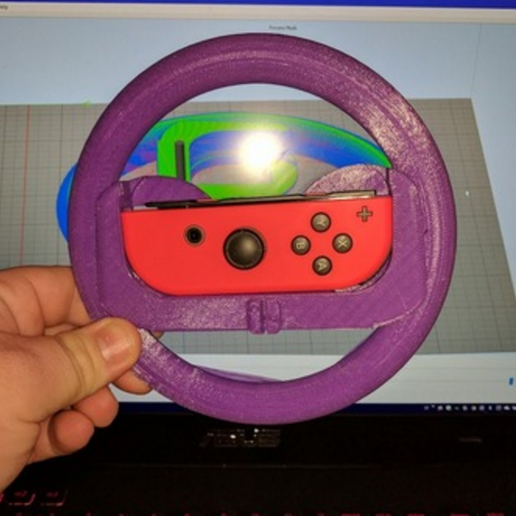 Wheel2.PNG Fichier STL gratuit Joy-Con Wheel (Nintendo Switch)・Modèle à télécharger et à imprimer en 3D, JosMiguelFernandes