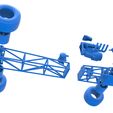 65.jpg Dragster à moteur avant AWD Diecast Échelle 1:25