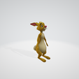 1.png Rabbit from Winnie-the-Pooh 3d model low poly