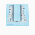 Cowboy n girl Bookend.png Cowboy Cowgirl Bookends