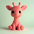 Single.png Knitted Giraffe - Cute Animals - No AMS