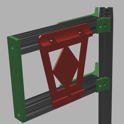MountFront.jpg STL file Fire Tablet mount for my simracing rig sidemount・Design to download and 3D print, Takuya
