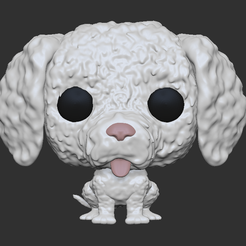 Caniche.png OBJ file Funko Poodle・3D printing design to download, Axos3d