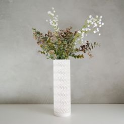 DSC_4083.jpg STL file TALL WAVES VASE・3D printable model to download