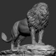6.jpg STL-Datei Löwe・3D-druckbares Modell zum Herunterladen