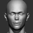 4.png 2 realistic head Men, detailed head model, hyper-realistic head, anatomical head , lips, mouth edges, lip contours, bjd doll