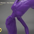 poledancer-detail1.149.png STL file Pole Dancer - Pen Holder・3D printable design to download