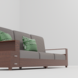 untitled5.png Red meratin wood Couch Simple