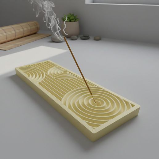 Pneuma Incense Burner - Support-Free 3D Print - Minimalist Design STL + 3mf