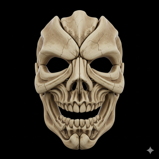 masquerade mask STL, no support mask STL, mask collectible STL, decorative mask STL, superhero mask STL, zombie mask STL, costume mask STL, space mask STL, Halloween mask STL, spartan mask STL, mythology mask STL, creepy mask STL, tribal mask STL, broken